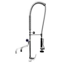 Bateria zlewozmywakowa stojąca - spryskiwacz + wylewka telesk. Hydrostop OMEGA 2/T