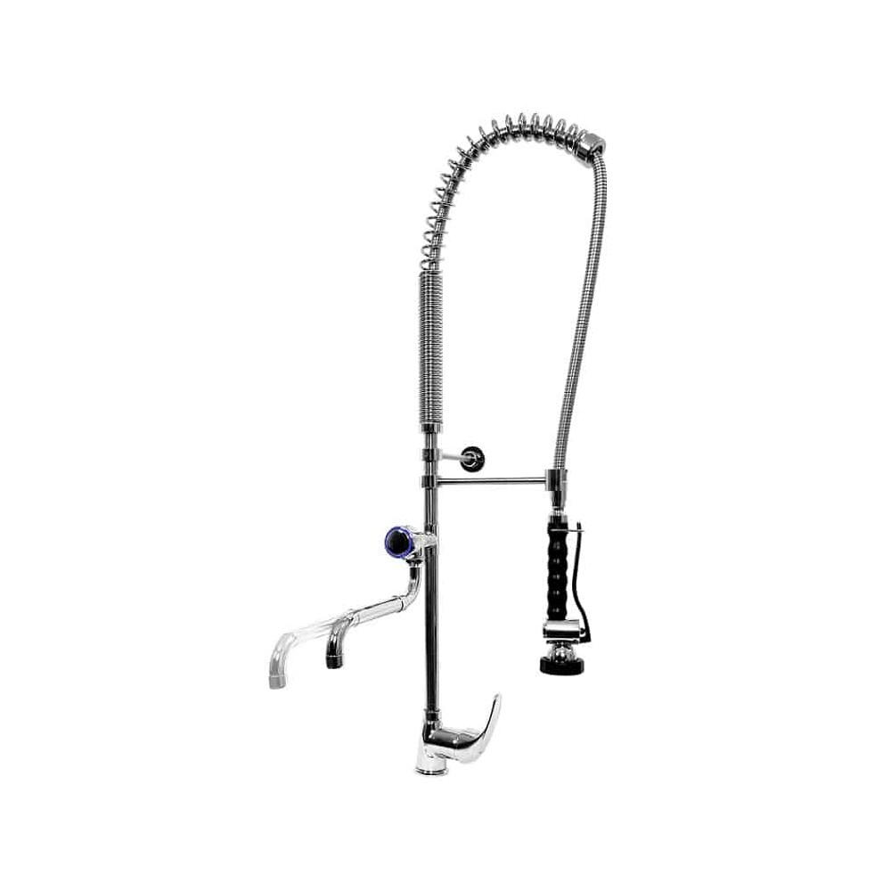 Bateria zlewozmywakowa stojąca - spryskiwacz + wylewka telesk. Hydrostop OMEGA 2/T