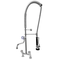 Bateria zlew.stojąca dwuotworowa - spryskiwacz + wylewka Hydrostop OMEGA 3D