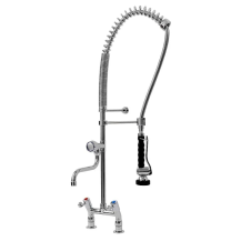 Bateria zlew.stojąca dwuotworowa - spryskiwacz + wylewka Hydrostop OMEGA 3R