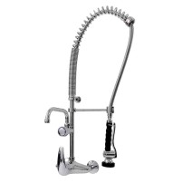 Bateria zlewozmywakowa ścienna - spryskiwacz + wylewka Hydrostop OMEGA 5
