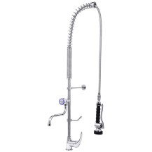 Bateria zlewozmywakowa stojąca - spryskiwacz + wylewka Hydrostop OMEGA 7