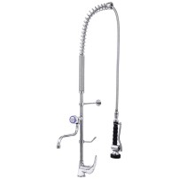 Bateria zlewozmywakowa stojąca - spryskiwacz + wylewka Hydrostop OMEGA 7