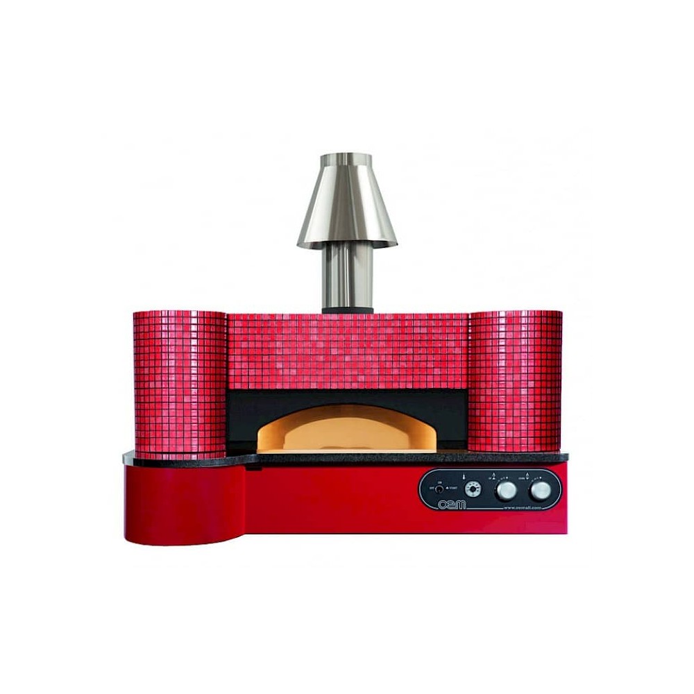 Piec do pizzy gazowy na gaz ziemny, 12 x 300mm / 9 x 350mm / 5 x 450mm, OEM VOLTAIRE RAVENNA MOSAICO MET