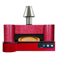 Piec do pizzy gazowy na gaz butli (LPG), 12 x 300mm / 9 x 350mm / 5 x 450mm, OEM VOLTAIRE RAVENNA MOSAICO LPG