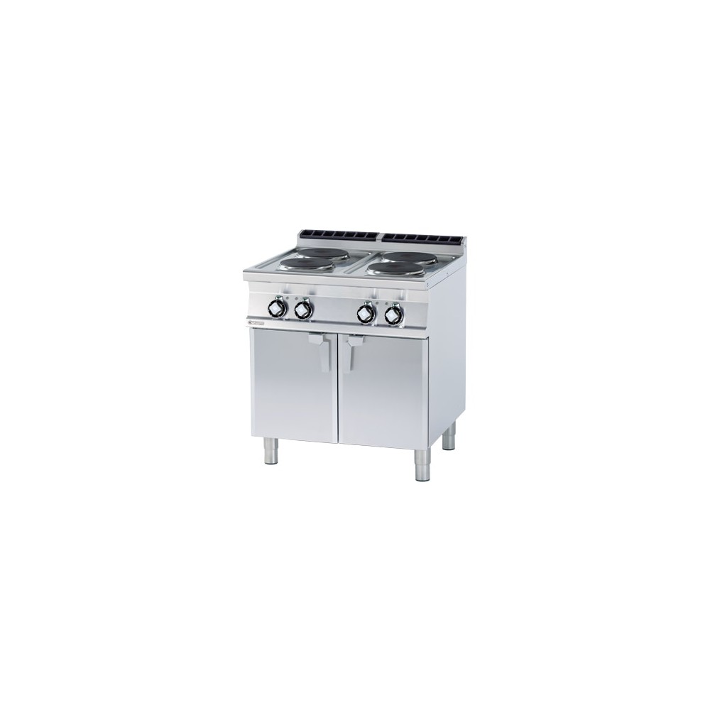 Kuchnia elektryczna z szafką, 800x700x900, RM GASTRO PC - 78 ET