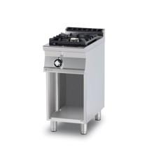 Kuchnia gazowa z szafką, 400x700x900, RM GASTRO PC1 - 74 G