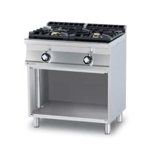 Kuchnia gazowa z szafką, 800x700x900, RM GASTRO PC2 - 78 G