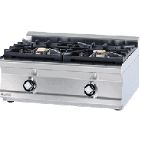 Kuchnia gazowa WOK, 800x600x280, RM GASTRO PC2T - 68 G WOK