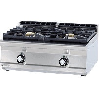 Kuchnia gazowa, 800x700x280, RM GASTRO PC2T - 78 G