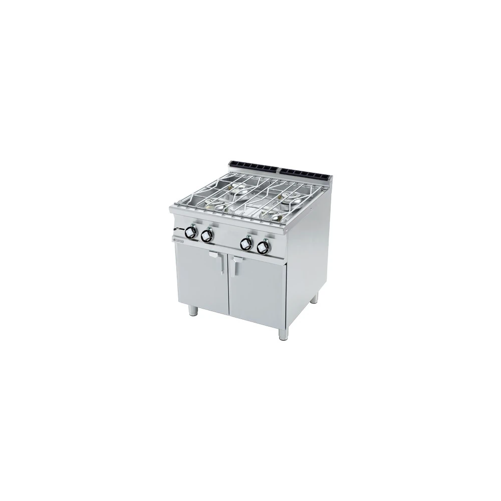 Kuchnia wodna gazowa z szafką, 800x700x900, RM GASTRO PCA - 78 GP