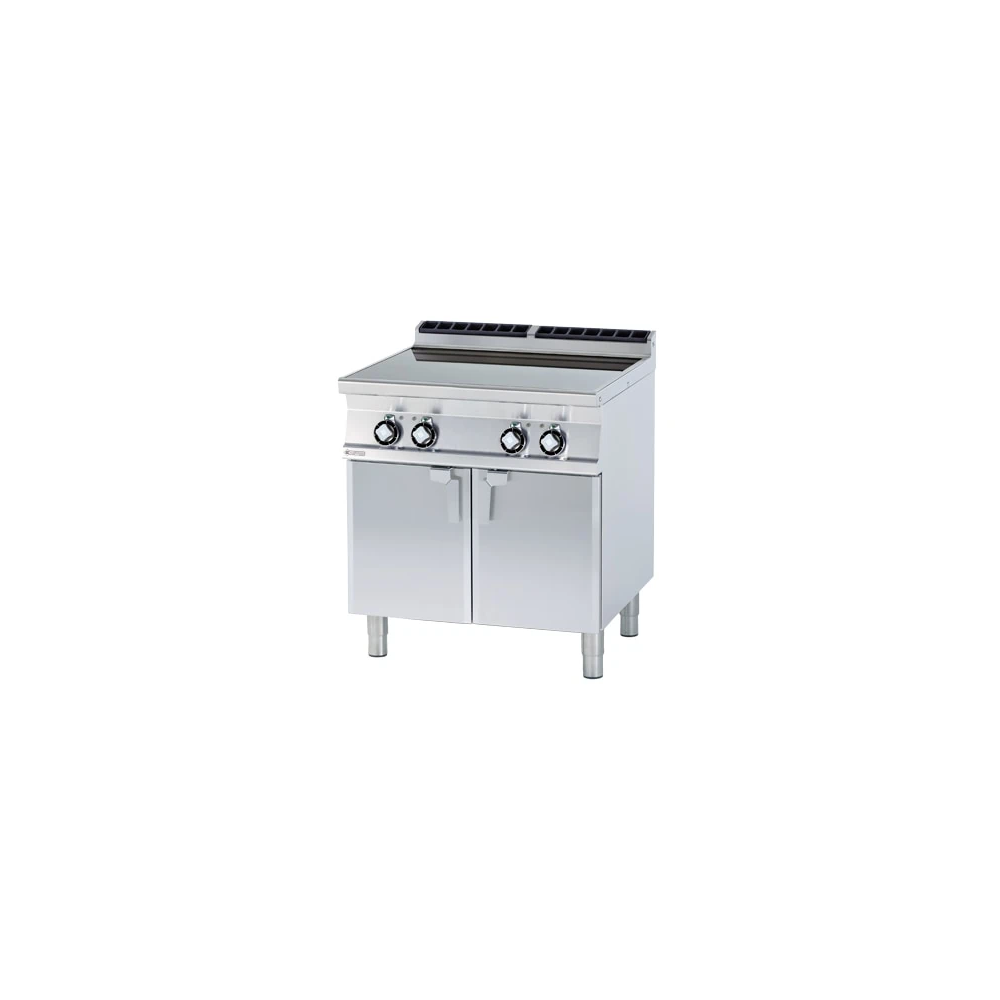 ﻿Kuchnia ceramiczna z ﻿szafką elektryczna, 800x900x900, RM GASTRO PCC - 98 ET