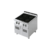 ﻿Kuchnia z szafką indukcyjna ﻿ elektryczna, 800x900x900, RM GASTRO PCI - 98 ET