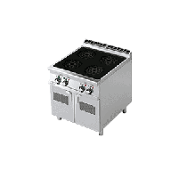 ﻿Kuchnia z szafką indukcyjna ﻿ elektryczna, 800x900x900, RM GASTRO PCI - 98 ET