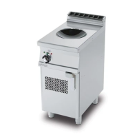 ﻿Kuchnia WOK indukcyjna elektryczna, 400x700x900, RM GASTRO PCIW - 74 ET