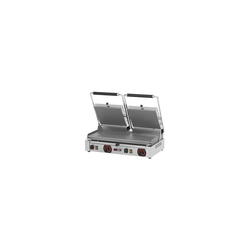 Grill kontaktowy elektryczny, 614x405x182, REDFOX PD - 2020 L