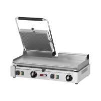 Grill kontaktowy podwójny gładki, 614x405x182, REDFOX PD - 2020 LSP