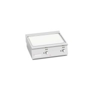Płyta elektryczna gładka chromowana / compound steel 800mm Bertos SE7FL8B-2/CPD