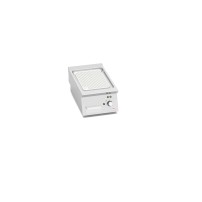 Płyta elektryczna ryflowana chromowana / compound steel 400mm Bertos SE7FR4B/CPD