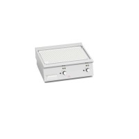 Płyta elektryczna ryflowana chromowana / compound steel 800mm Bertos SE7FR8B-2/CPD