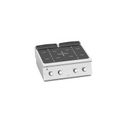 Kuchnia ceramiczna 4 polowa 800x700x290 Bertos SE7P4B/VTR