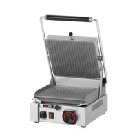 Grill kontaktowy elektryczny ryflowany, 304x405x182, REDFOX PS - 2010 R