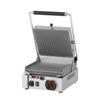 Grill kontaktowy elektryczny ryflowany, 304x405x182, REDFOX PS - 2010 R