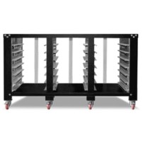 Podstawa do pieca piekarniczego modułowego ME/1400 | prowadnice na tace | 1620x1100x900 mm | PT/1400/DE