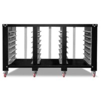 Podstawa do pieca piekarniczego modułowego ME/1400 | prowadnice na tace | 1620x1100x900 mm | PT/1400/DE