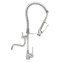 Bateria zlewozmywakowa stojąca - spryskiwacz + wylewka Hydrostop R 1008 / 31