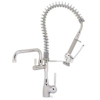 Bateria zlewozmywakowa stojąca - spryskiwacz + wylewka Hydrostop R 1010 / 31
