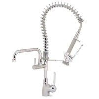 Bateria zlewozmywakowa stojąca - spryskiwacz + wylewka Hydrostop R 1010 / 31