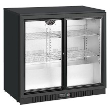 Barowa szafa chłodnicza  | chłodziarka podblatowa RQ-208SC | 205l | drzwi przesuwne Resto Quality RQ-208SC
