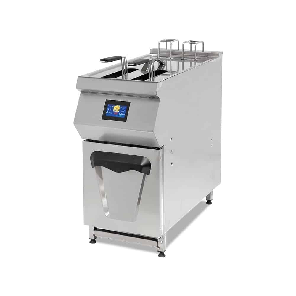 Frytownica elektryczna | filtr oleju | automatyczne napełnianie |  ekran dotykowy | 30 kW | linia 900 | RQ.PLS.ODFE.010
