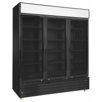 Szafa chłodnicza przeszklona RQ1500H-BLACK| 1600l Resto Quality RQ1500H-BLACK