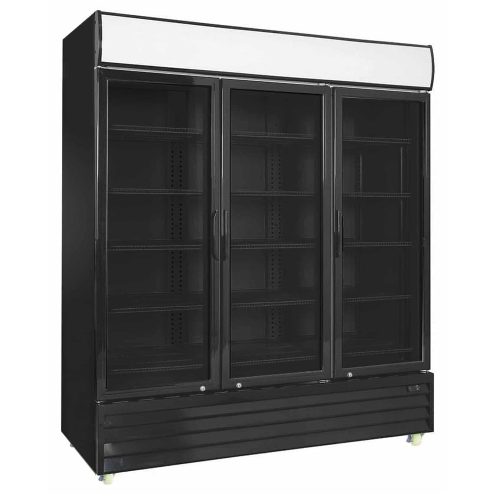 Szafa chłodnicza przeszklona RQ1500H-BLACK| 1600l Resto Quality RQ1500H-BLACK