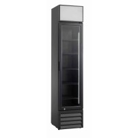 Szafa chłodnicza przeszklona RQ216-BLACK | 160 l | 390x475x1880 mm | Resto Quality RQ216-BLACK