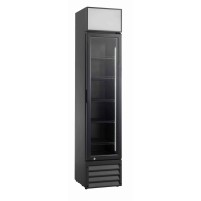 Szafa chłodnicza przeszklona RQ216-BLACK | 160 l | 390x475x1880 mm | Resto Quality RQ216-BLACK