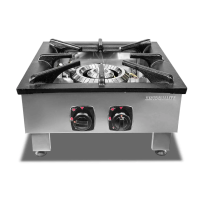 Taboret gazowy RQ40558 | 15kW Resto Quality RQ40558