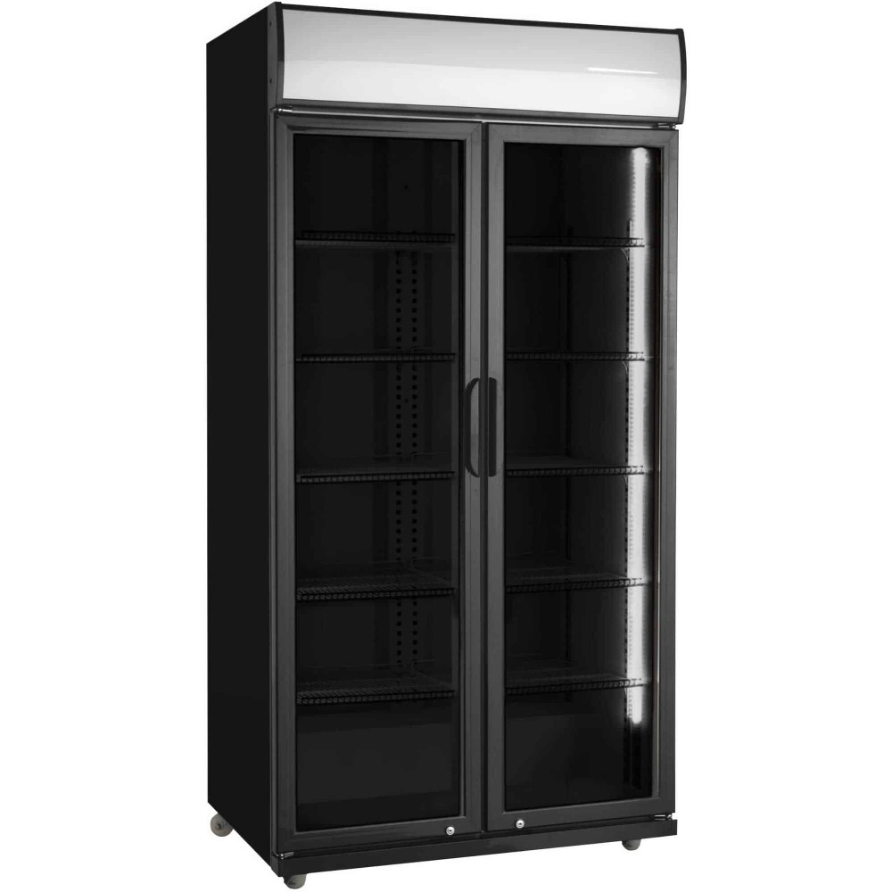 SZAFA CHŁODNICZA PRZESZKLONA RQ880H-BLACK | 590 L | (SD881HE) Resto Quality RQ880H-BLACK