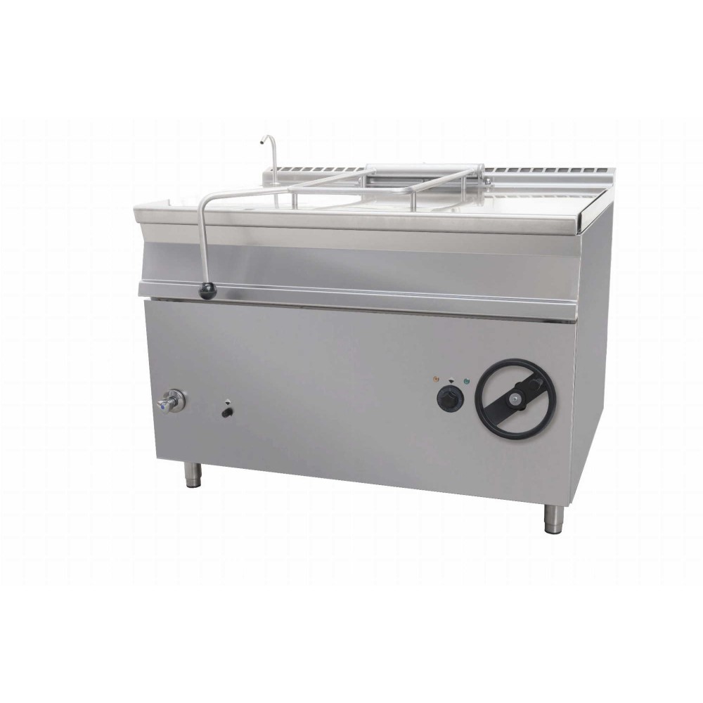 Patelnia uchylna gazowa | stal nierdzewna | 27 kW | 120 l | 1200x900x900 mm | RQBS125.912G