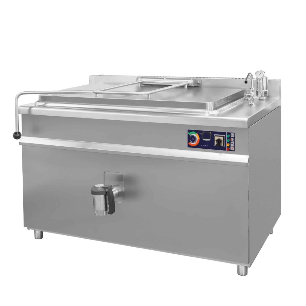 Kocioł warzelny elektryczny z grzaniem pośrednim | automatyczne napełnianie | 36 kW | 400V | 300 l | 1350x900x900 mm | RQLF-301E