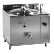Kocioł warzelny parowy z grzaniem pośrednim | 100 l | zużycie pary ~50/h | 900x900x900 mm | RQLR-101N