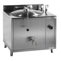 Kocioł warzelny parowy z grzaniem pośrednim | 100 l | zużycie pary ~50/h | 900x900x900 mm | RQLR-101N