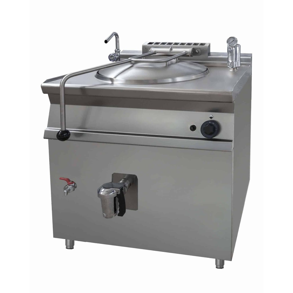 Kocioł warzelny elektryczny z grzaniem pośrednim | 12 kW | 80 l | 400V | 800x700x900 mm | RQLR-782E