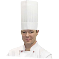 Czapka kucharska Le Chef h 250 mm Stalgast 507251