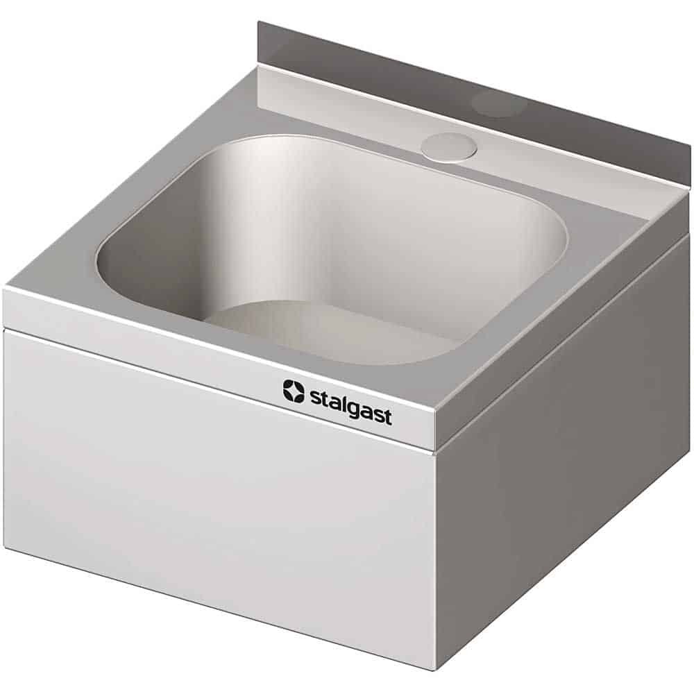 Umywalka stalowa, zabudowana, 400x410x240 mm Stalgast 610001