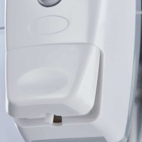 Umywalka z wyłącznikiem kolanowym, kranem i dozownikiem mydła Stalgast 610005