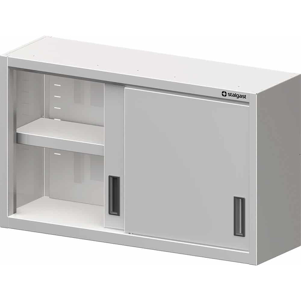 Szafka stalowa wisząca, drzwi suwane, 1000x400x600 mm Stalgast 615604