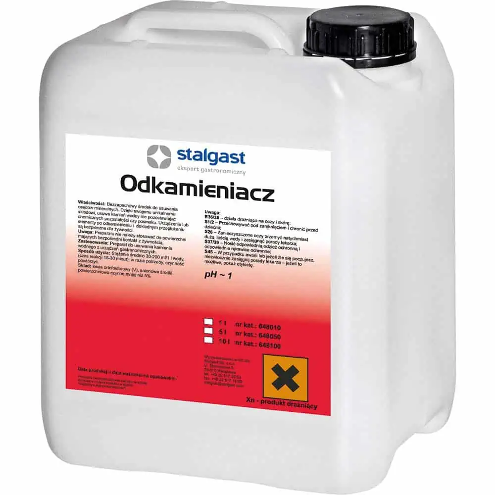 Odkamieniacz, V 5 l Stalgast 648050